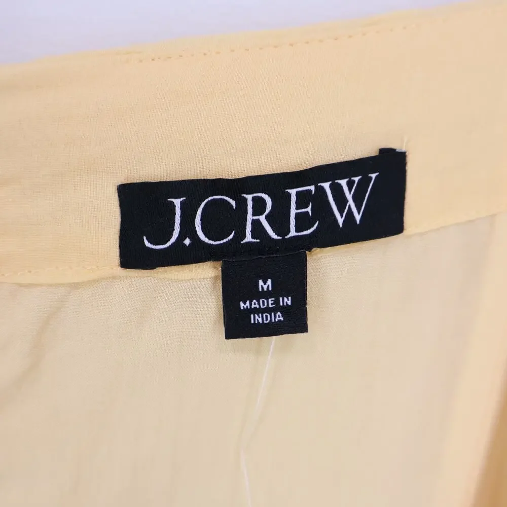 J.Crew Sorrento Dress Cotton Voile Banana Cream Yellow Size Medium NWT - Picture 4 of 8